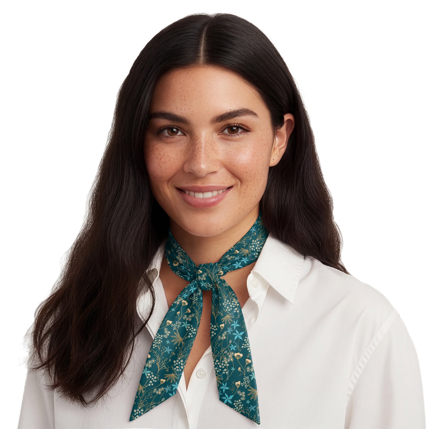 Frankie Floral Hair Scarf - Neck Scarves - Knotty Tie Co.