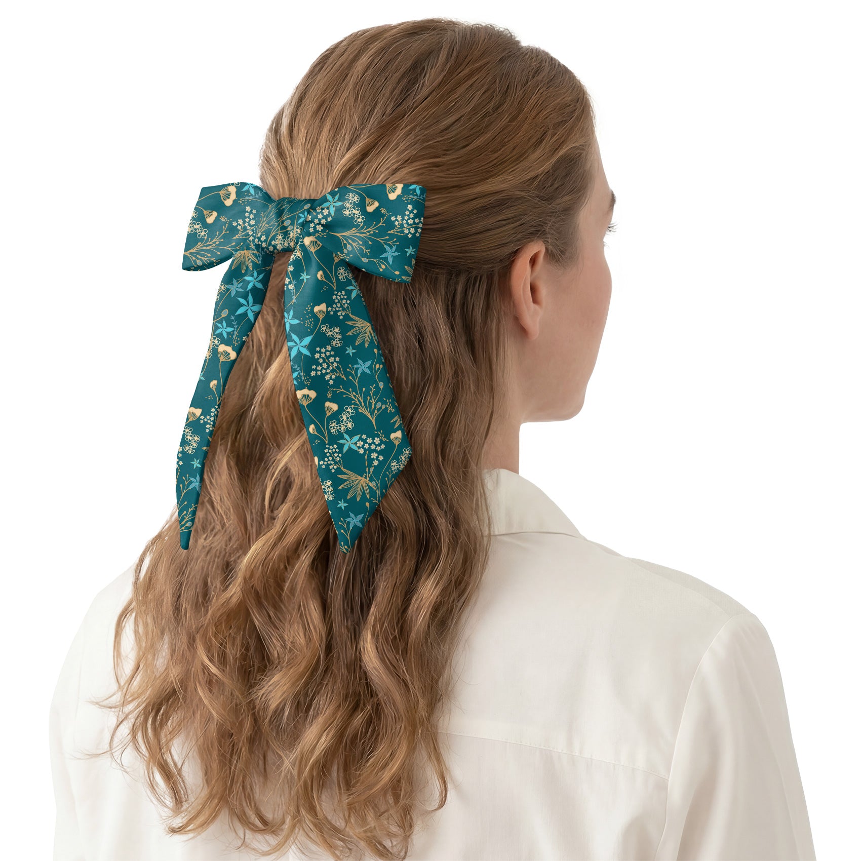Frankie Floral Hair Scarf - Hair Scarf - Knotty Tie Co.
