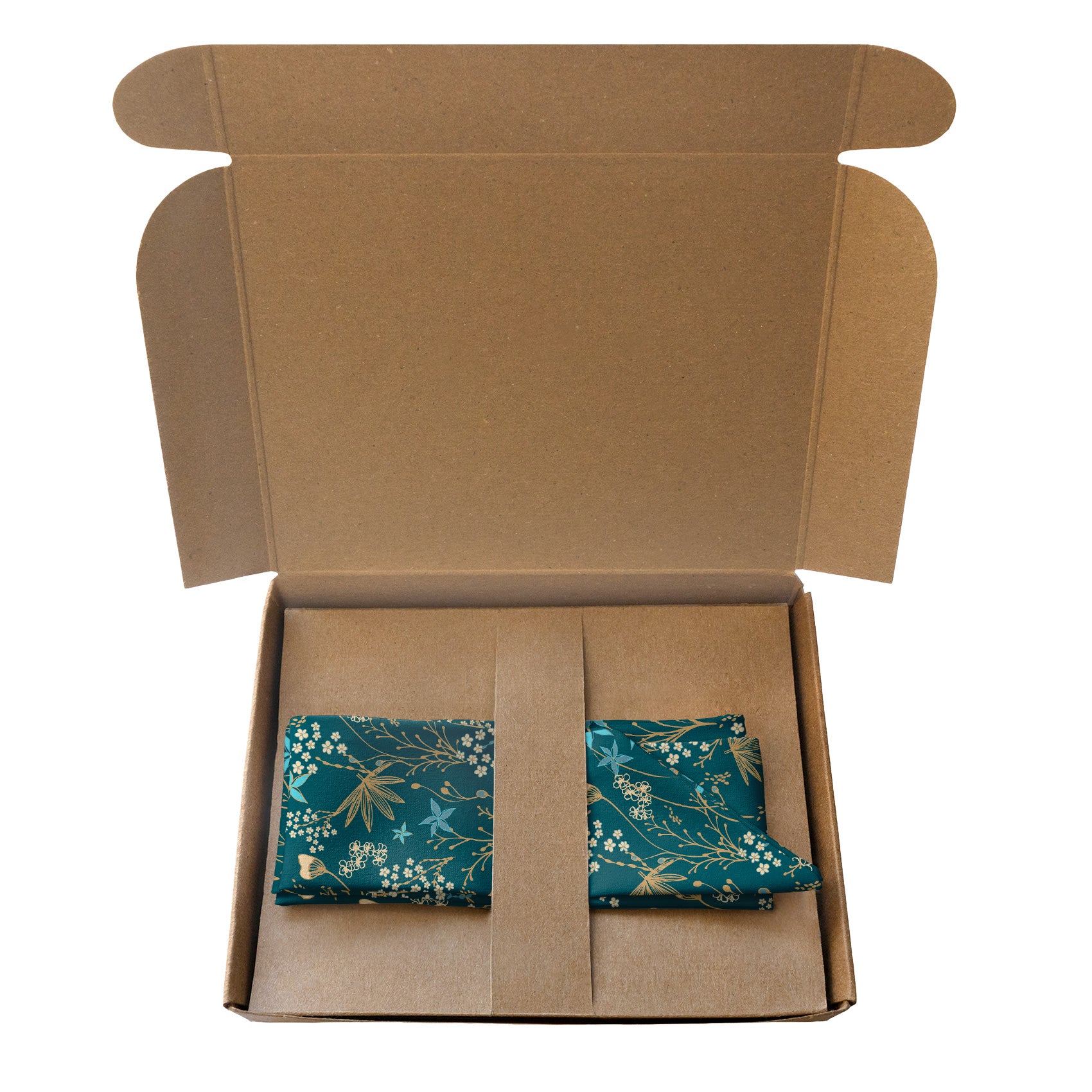 Frankie Floral Hair Scarf - Packaging - Knotty Tie Co.