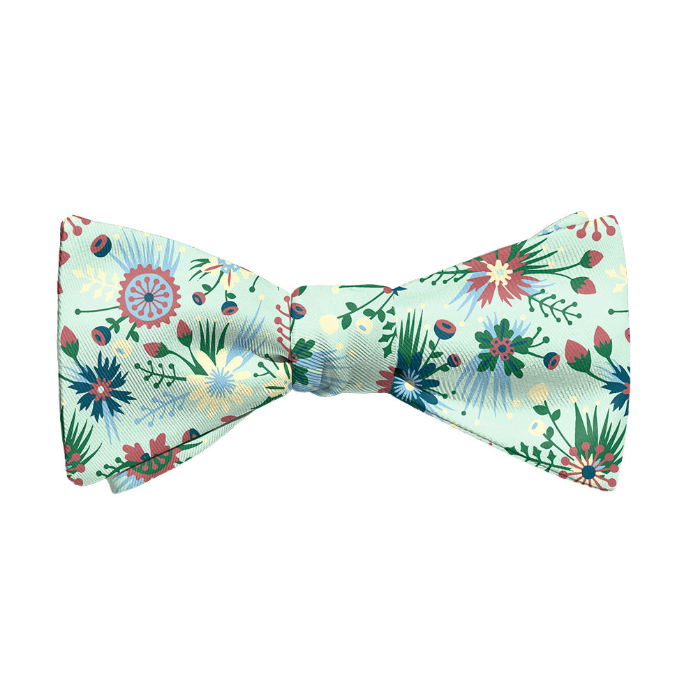 Freesia Floral Bow Tie - Adult Standard Self-Tie 14-18" -  - Knotty Tie Co.
