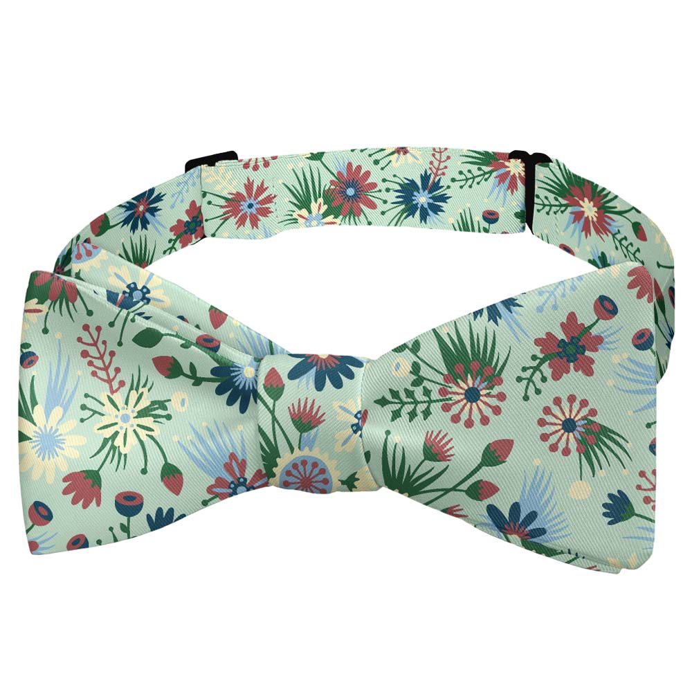 Freesia Floral Bow Tie - Self Tie Bow Tie - Knotty Tie Co.