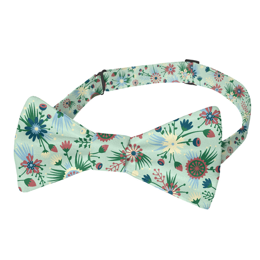 Freesia Floral Bow Tie - Pre-Tied Bow Tie - Knotty Tie Co.