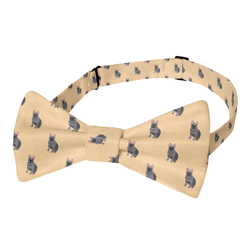 French Bulldog Bow Tie - Adult Pre-Tied 12-22" -  - Knotty Tie Co.