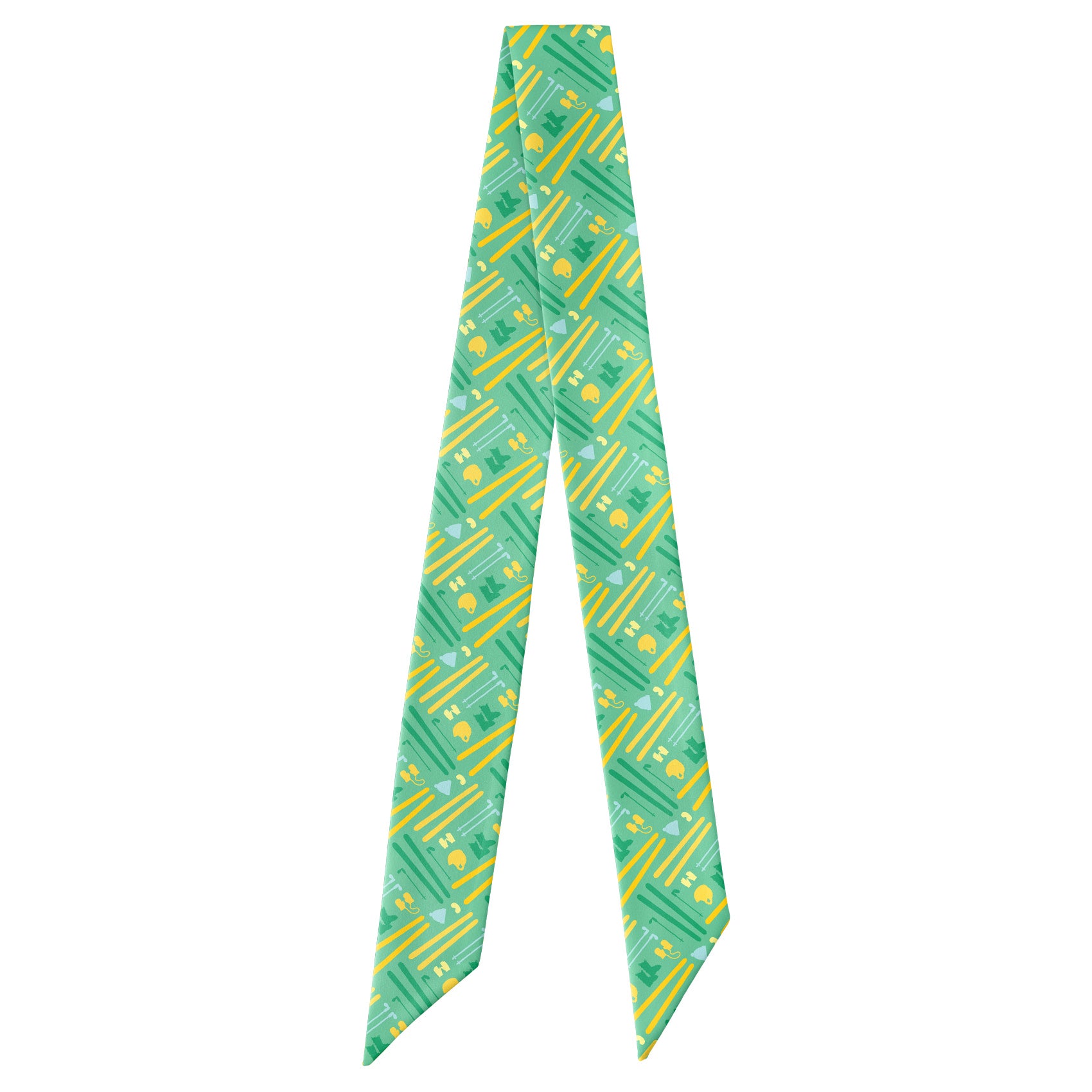 Fresh Pow Hair Scarf - Full View of Hair Scarf - Knotty Tie Co.