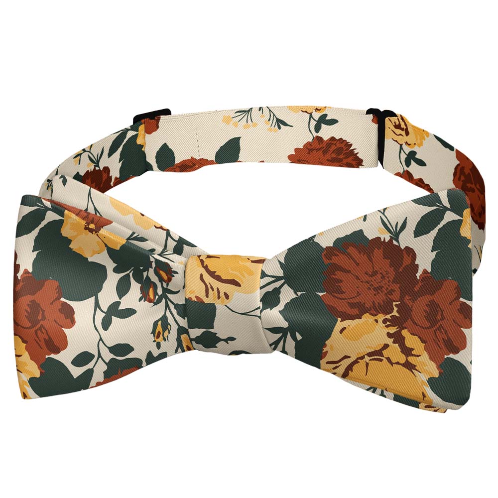 Full Bloom Floral Bow Tie - Self Tie Bow Tie - Knotty Tie Co.