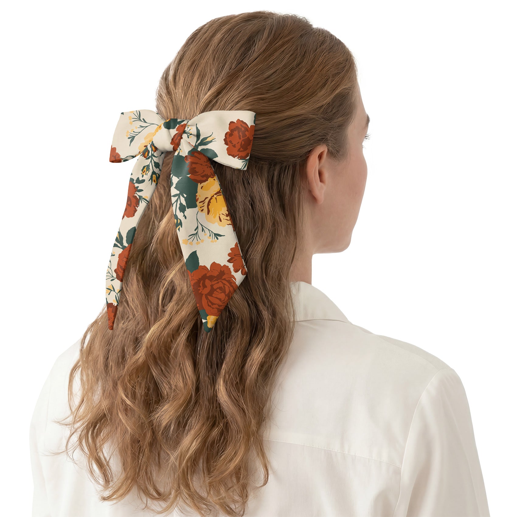 Full Bloom Floral Hair Scarf - Hair Scarf - Knotty Tie Co.
