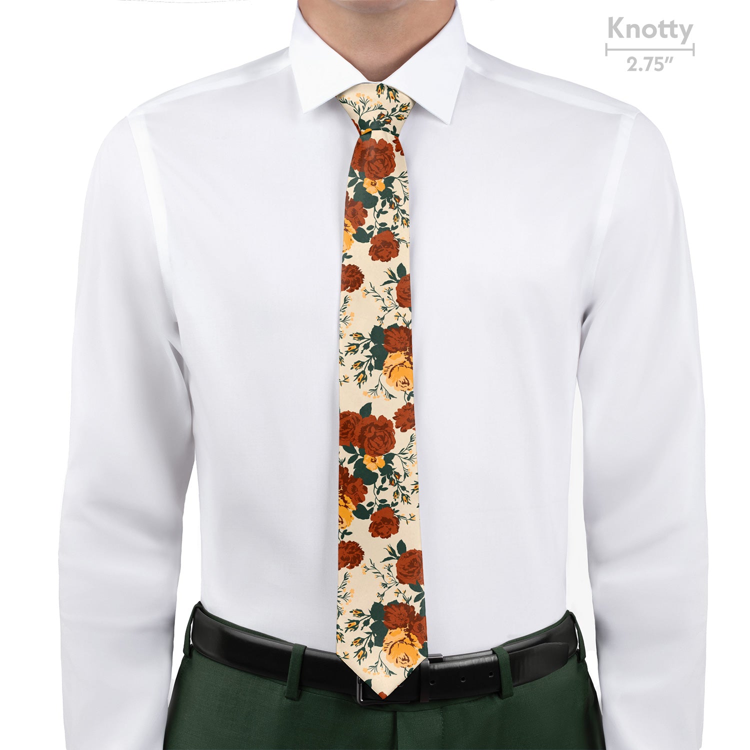 Full Bloom Floral Necktie - Knotty - Knotty Tie Co.