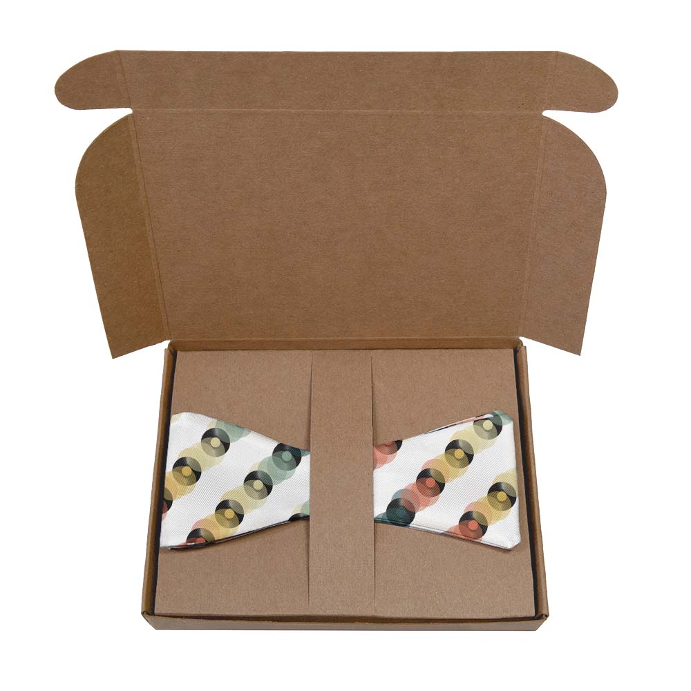 Funky Tunes Bow Tie- Kraft Gift Box Packaging - Knotty Tie Co.