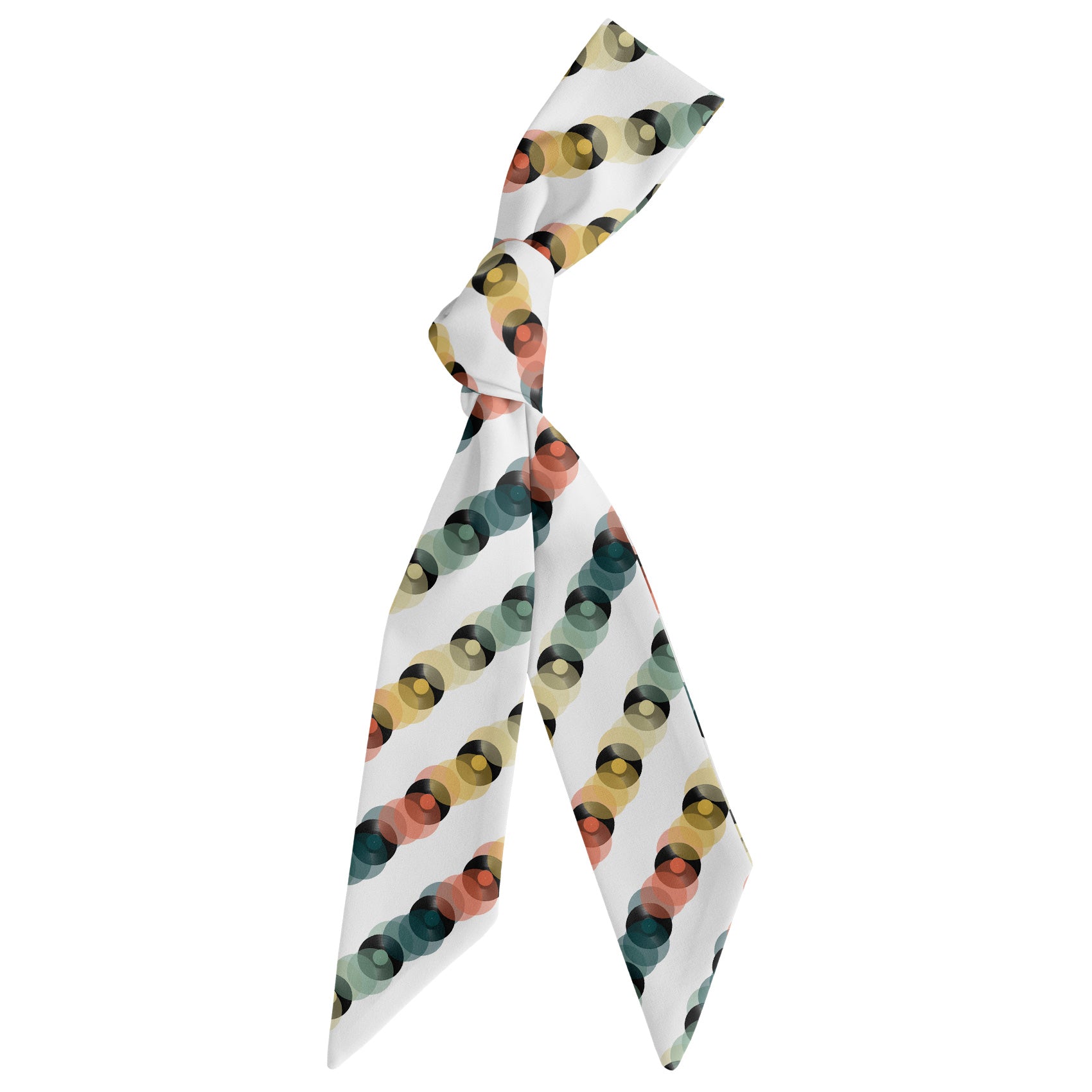 Funky Tunes Hair Scarf - Scarf Tied Into Knot - Knotty Tie Co.