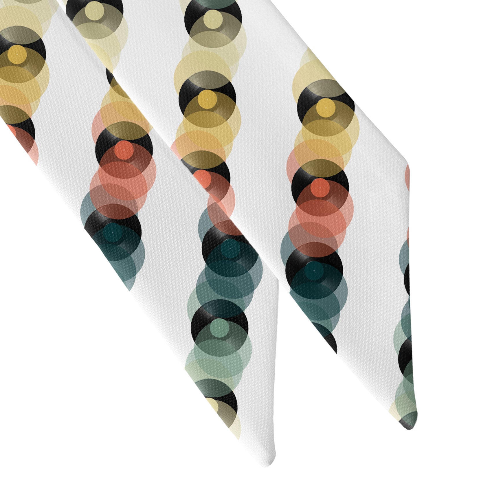 Funky Tunes Hair Scarf - Scarf Tapered Ends - Knotty Tie Co.