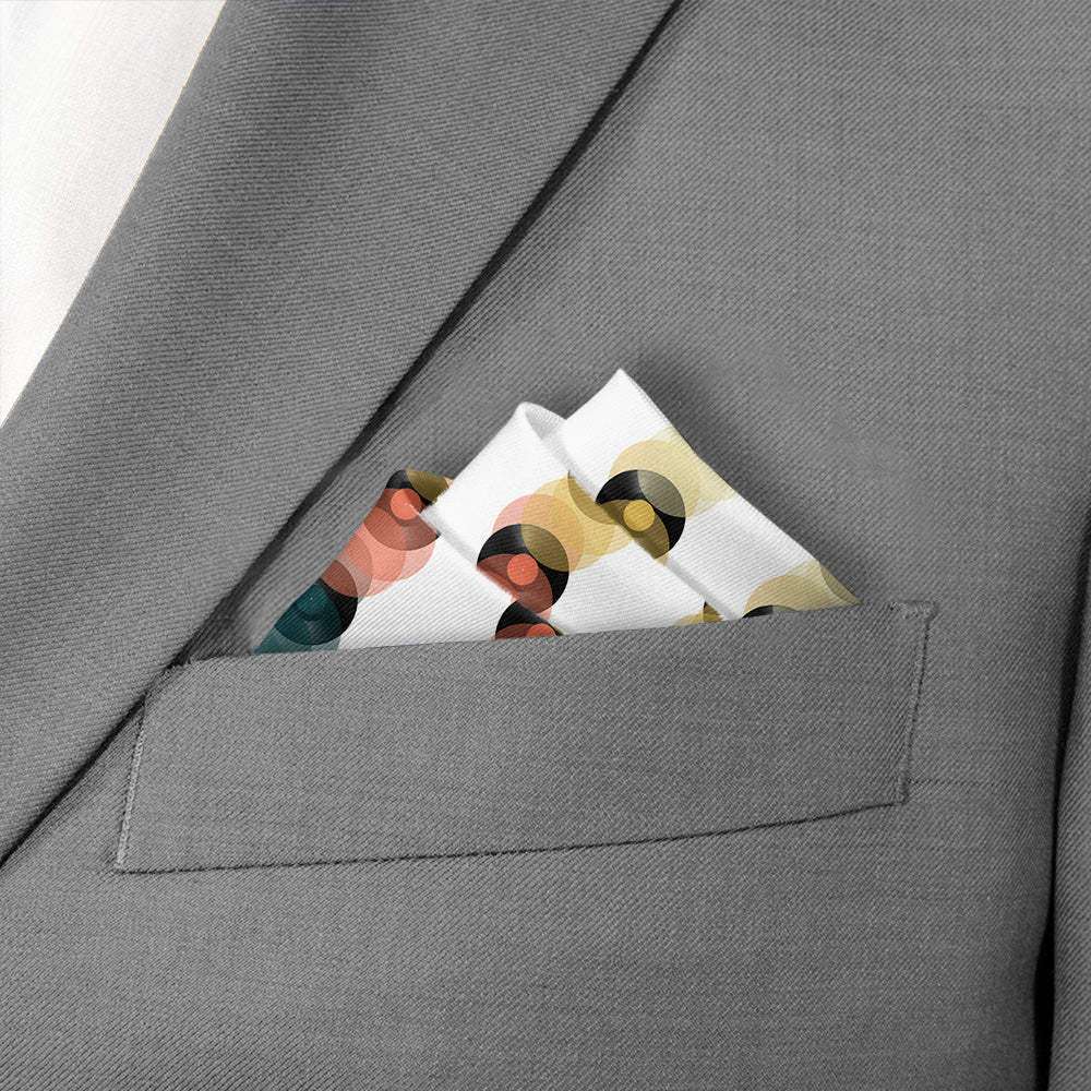 Funky Tunes Pocket Square - Stairs Fold - Knotty Tie Co.
