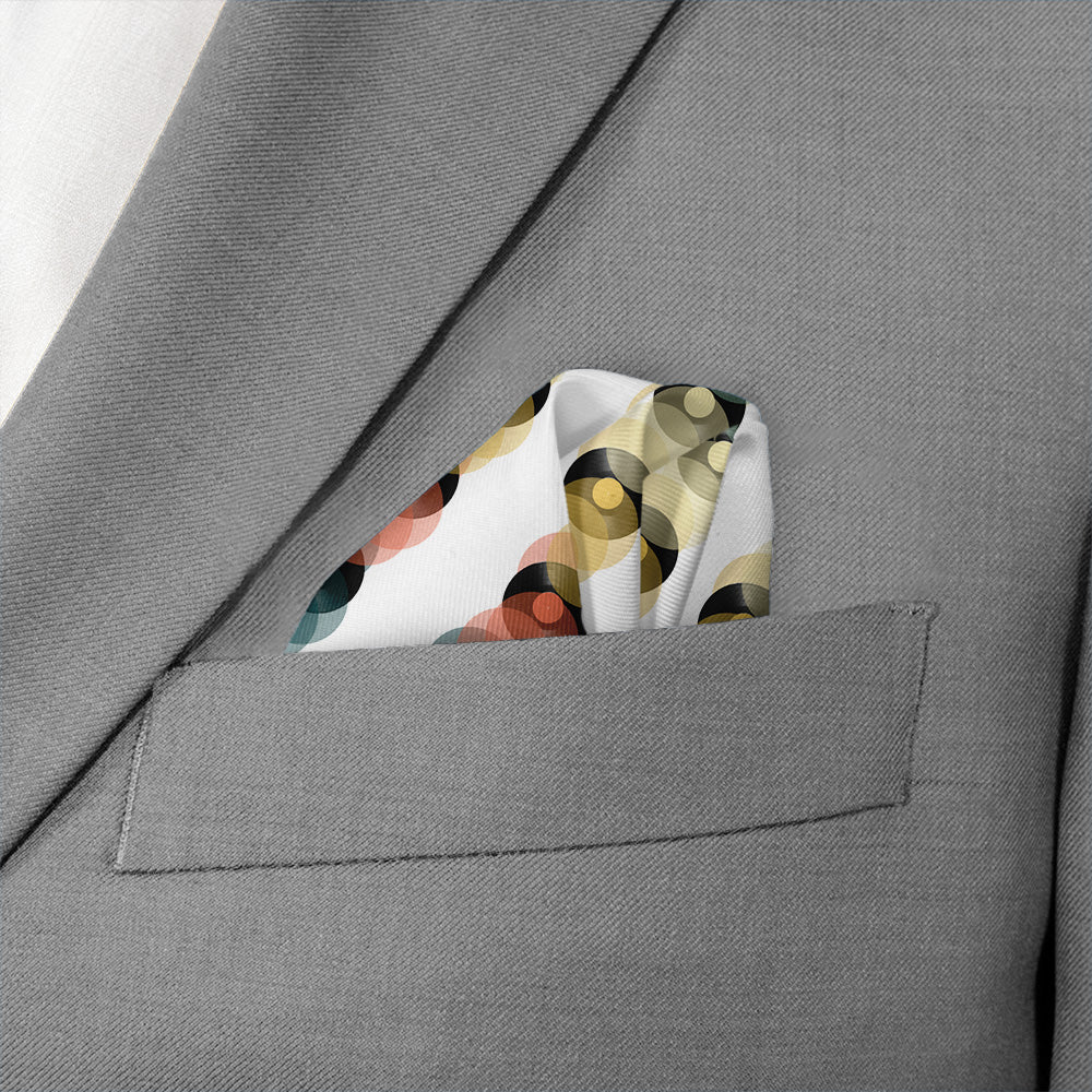 Funky Tunes Pocket Square - Wave Fold - Knotty Tie Co.