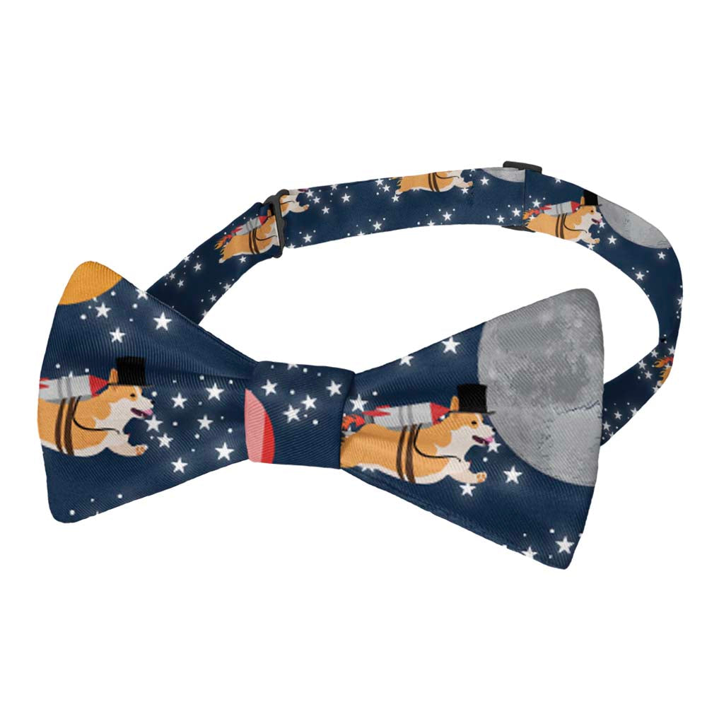 Galactic Corgi Bow Tie - Pre-Tied Bow Tie - Knotty Tie Co.