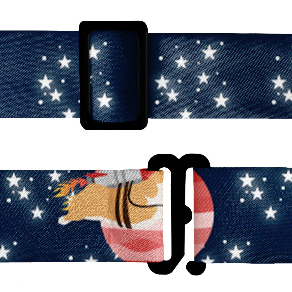 Galactic Corgi Bow Tie - Bow Tie Hardware - Knotty Tie Co.