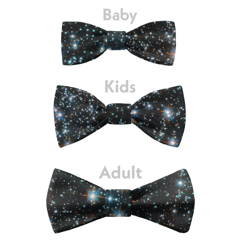 Galaxy Bow Tie - Bow Sizes - Knotty Tie Co.