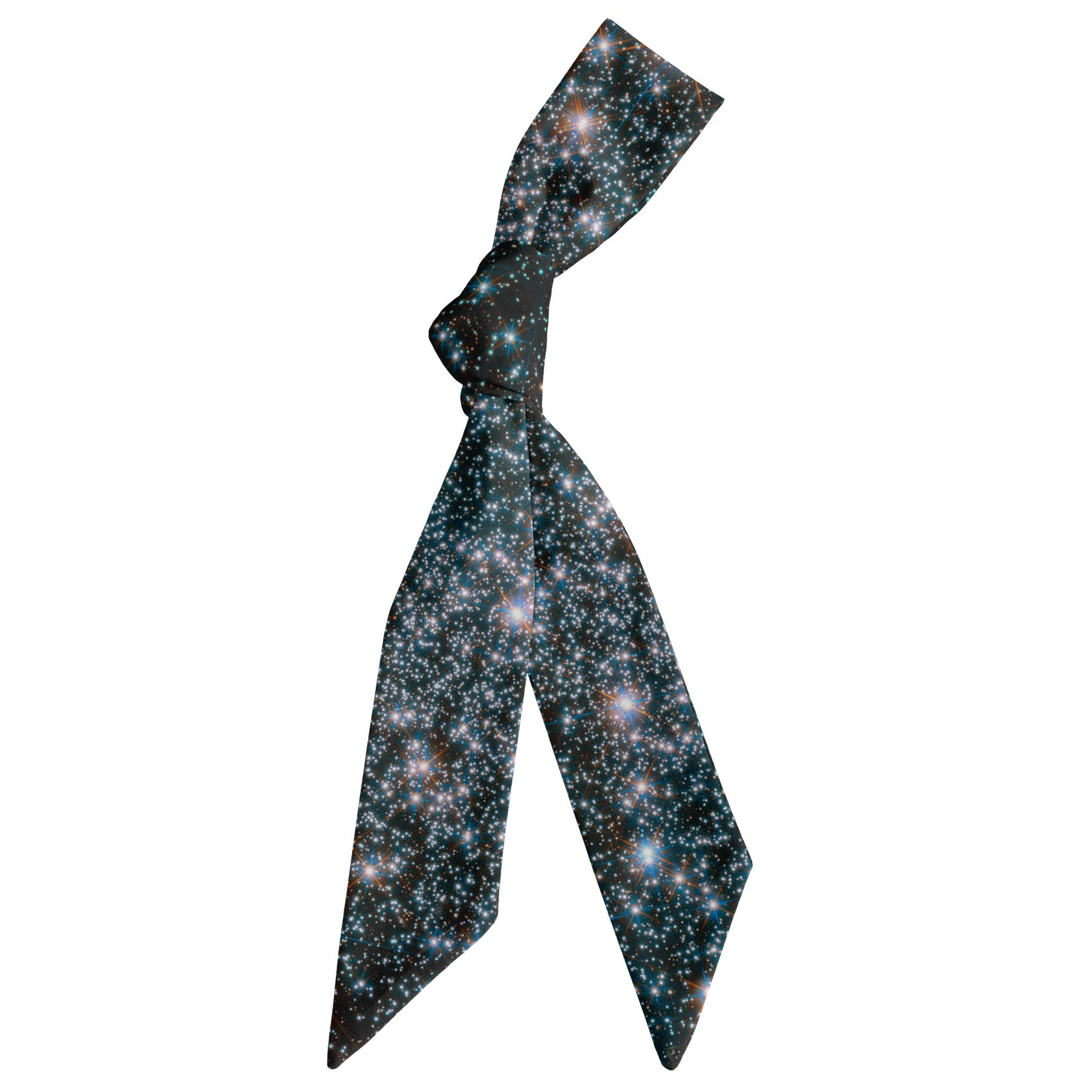 Galaxy Hair Scarf - Scarf Tied Into Knot - Knotty Tie Co.