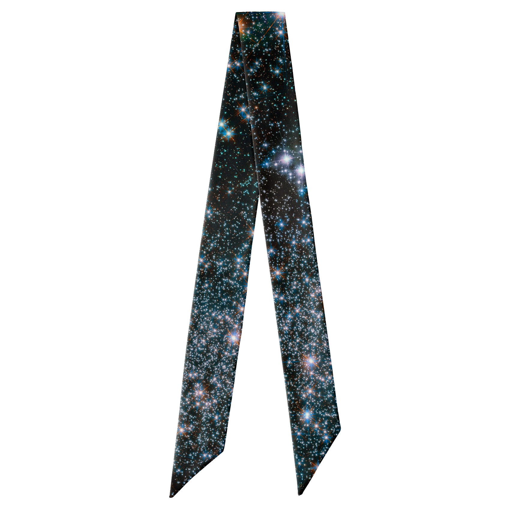 Galaxy Hair Scarf - Full View of Hair Scarf - Knotty Tie Co.