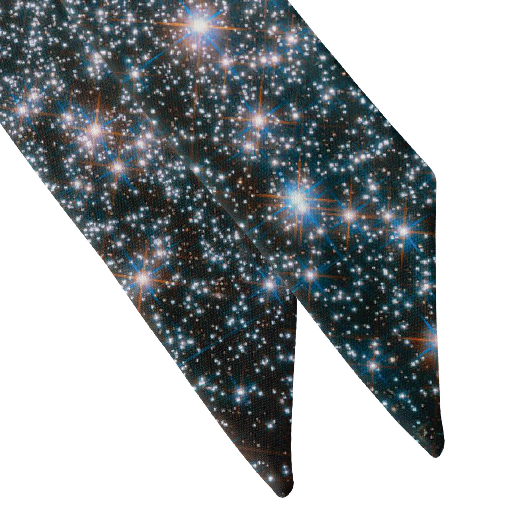 Galaxy Hair Scarf - Scarf Tapered Ends - Knotty Tie Co.