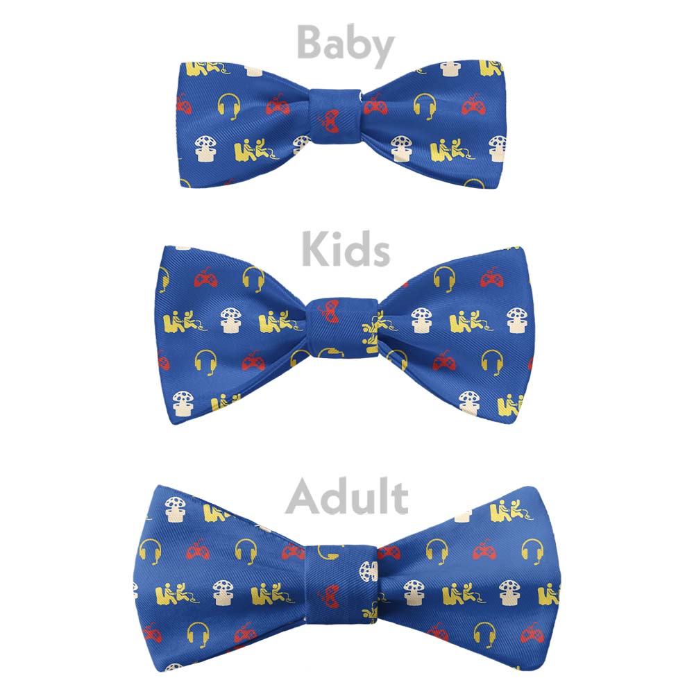 Gaming With Friends Bow Tie - Bow Sizes - Knotty Tie Co.