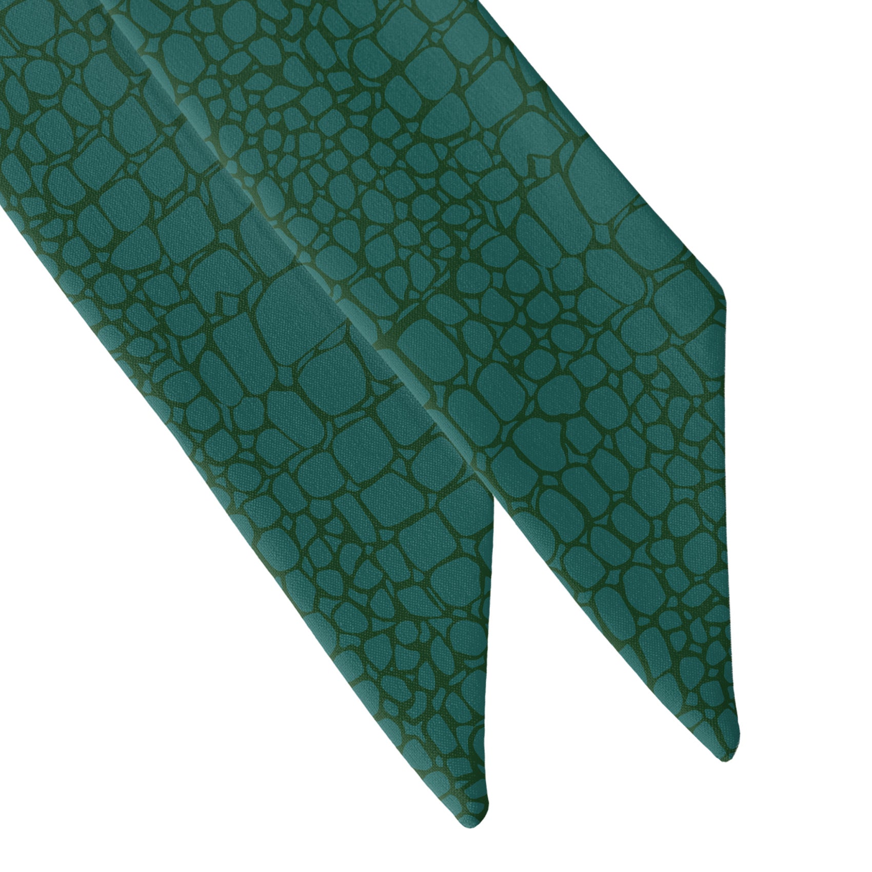Gator Skin Hair Scarf - Scarf Tapered Ends - Knotty Tie Co.