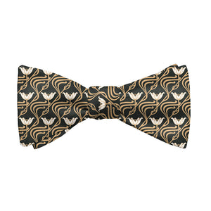Gatsby Floral Bow Tie - Adult Standard Self-Tie 14-18" -  - Knotty Tie Co.