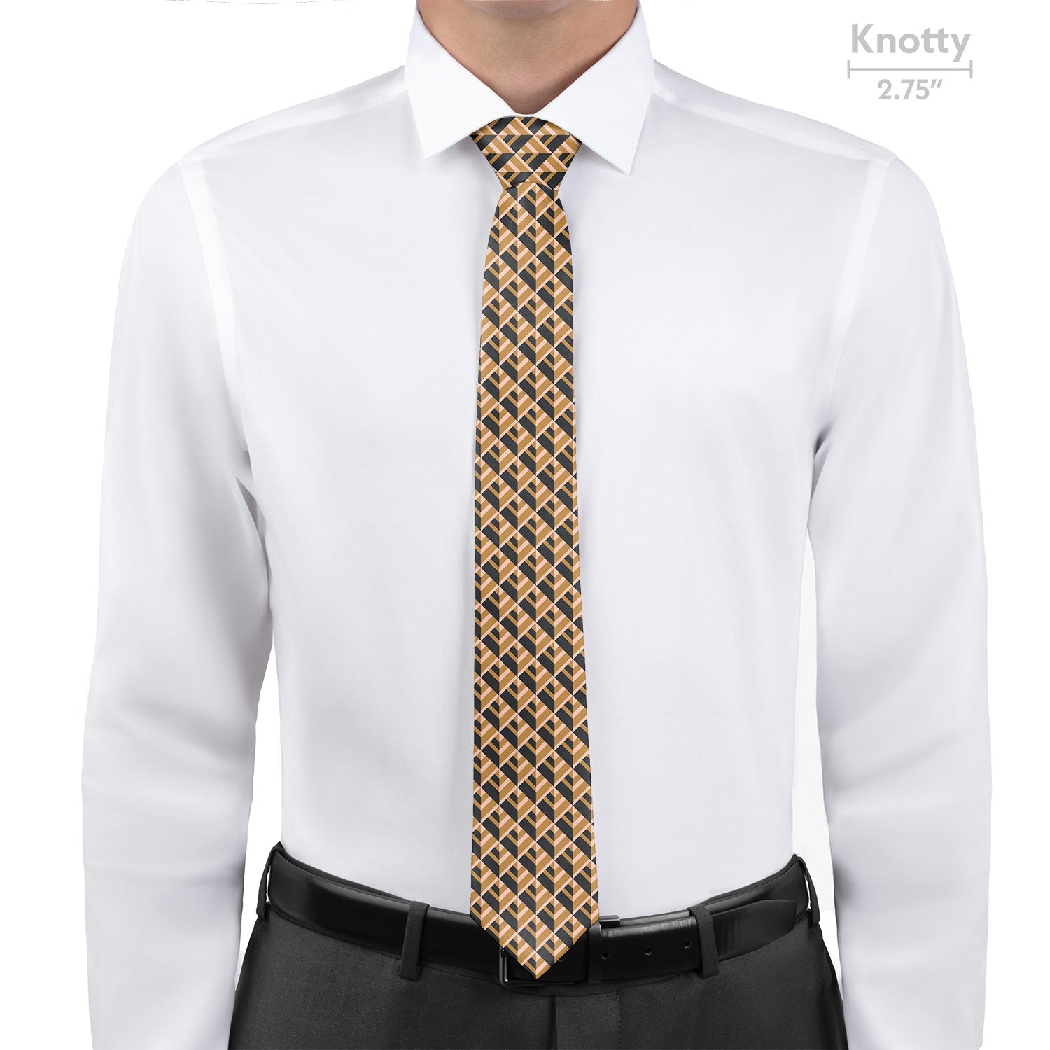 Geo Plates Necktie - Knotty - Knotty Tie Co.