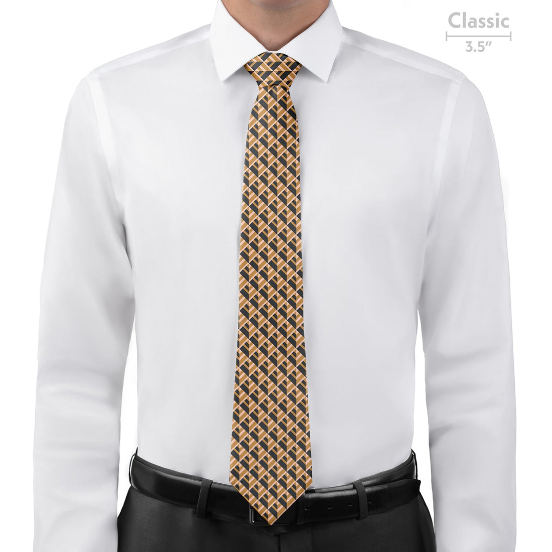 Geo Plates Necktie - Classic - Knotty Tie Co.