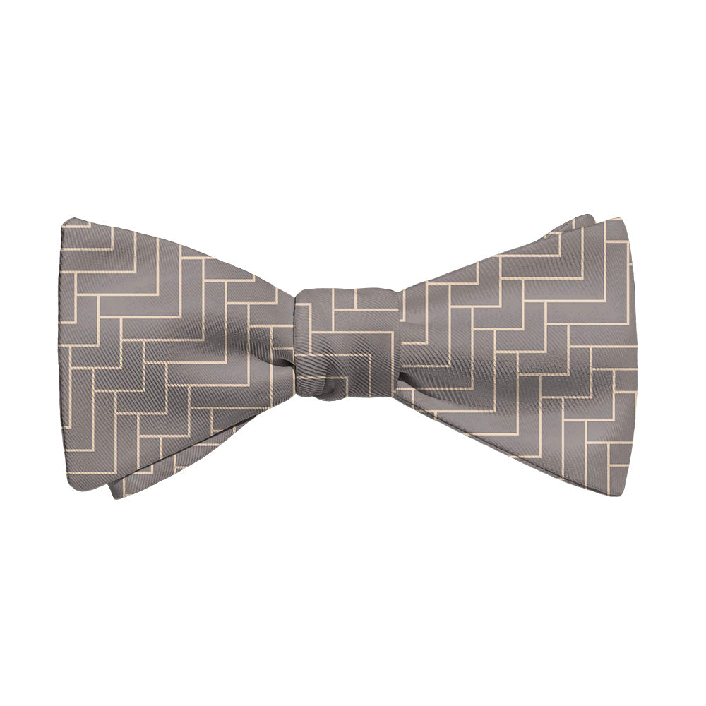 Geo Herring Bow Tie - Adult Standard Self-Tie 14-18" -  - Knotty Tie Co.