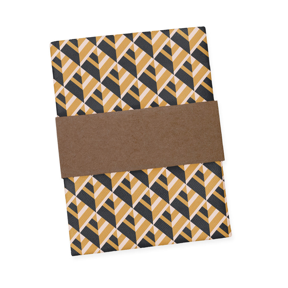 Geo Plates Pocket Square - Packaging - Knotty Tie Co.