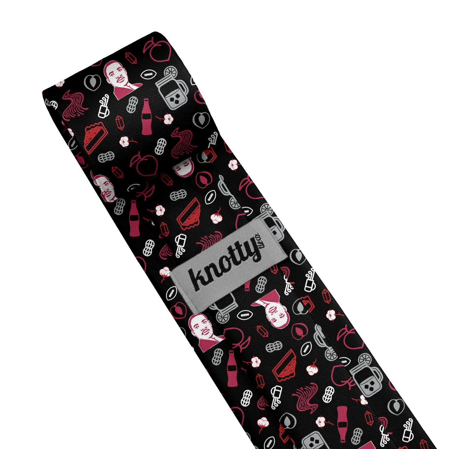 Georgia State Heritage Necktie - Tag - Knotty Tie Co.