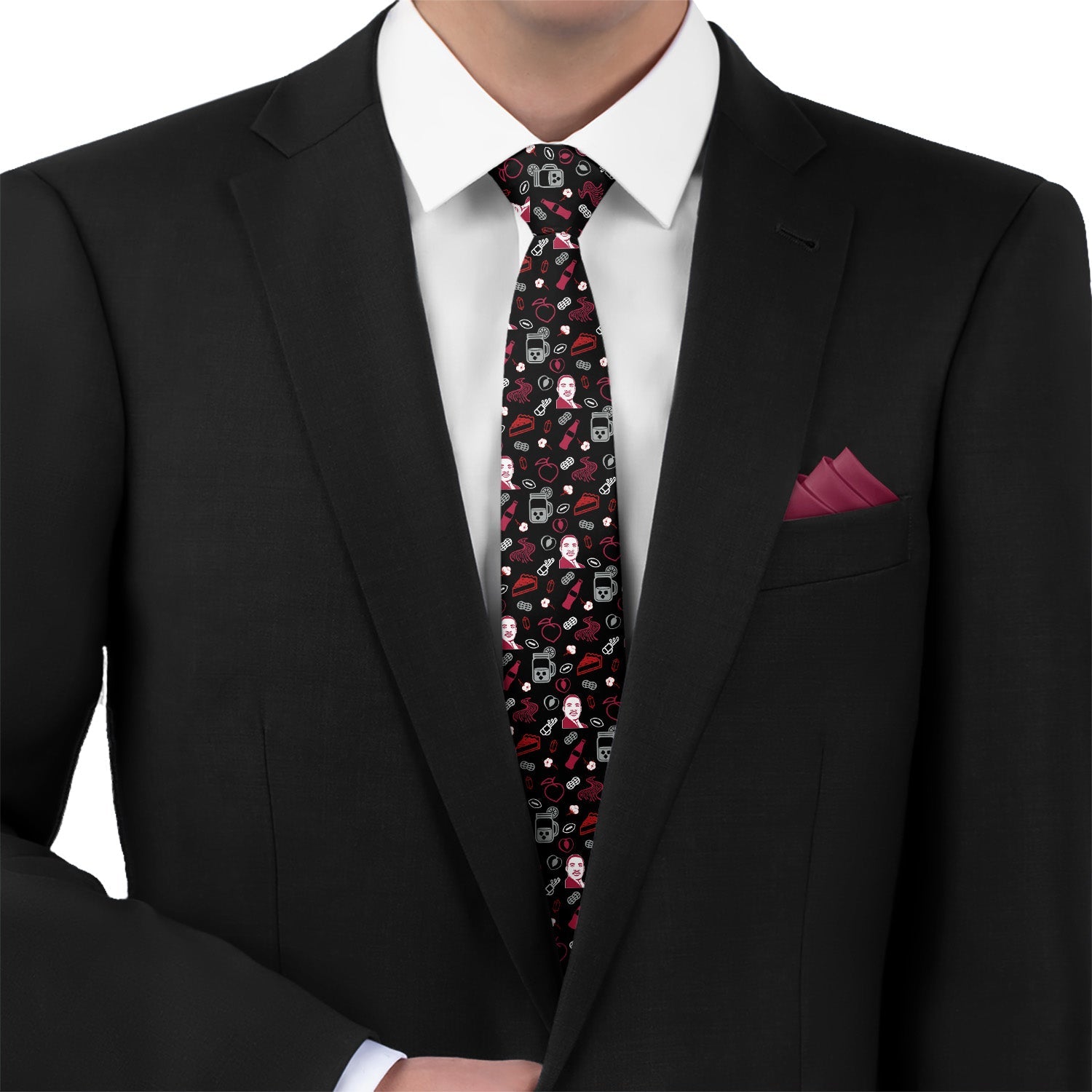 Georgia State Heritage Necktie - Matching Pocket Square - Knotty Tie Co.