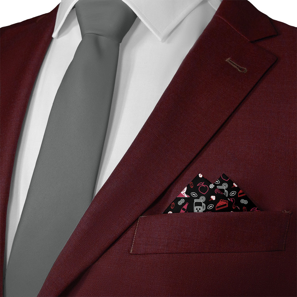 Georgia State Heritage Pocket Square - Matching Necktie- Knotty Tie Co.