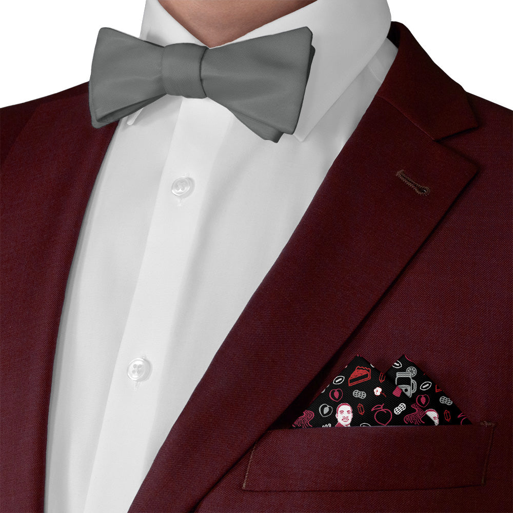 Georgia State Heritage Pocket Square - Matching Bow Tie - Knotty Tie Co.