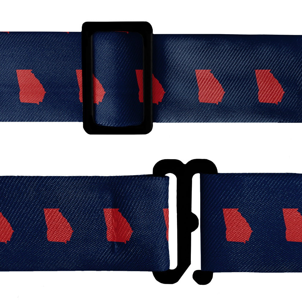 Georgia State Outline Bow Tie - Bow Tie Hardware - Knotty Tie Co.