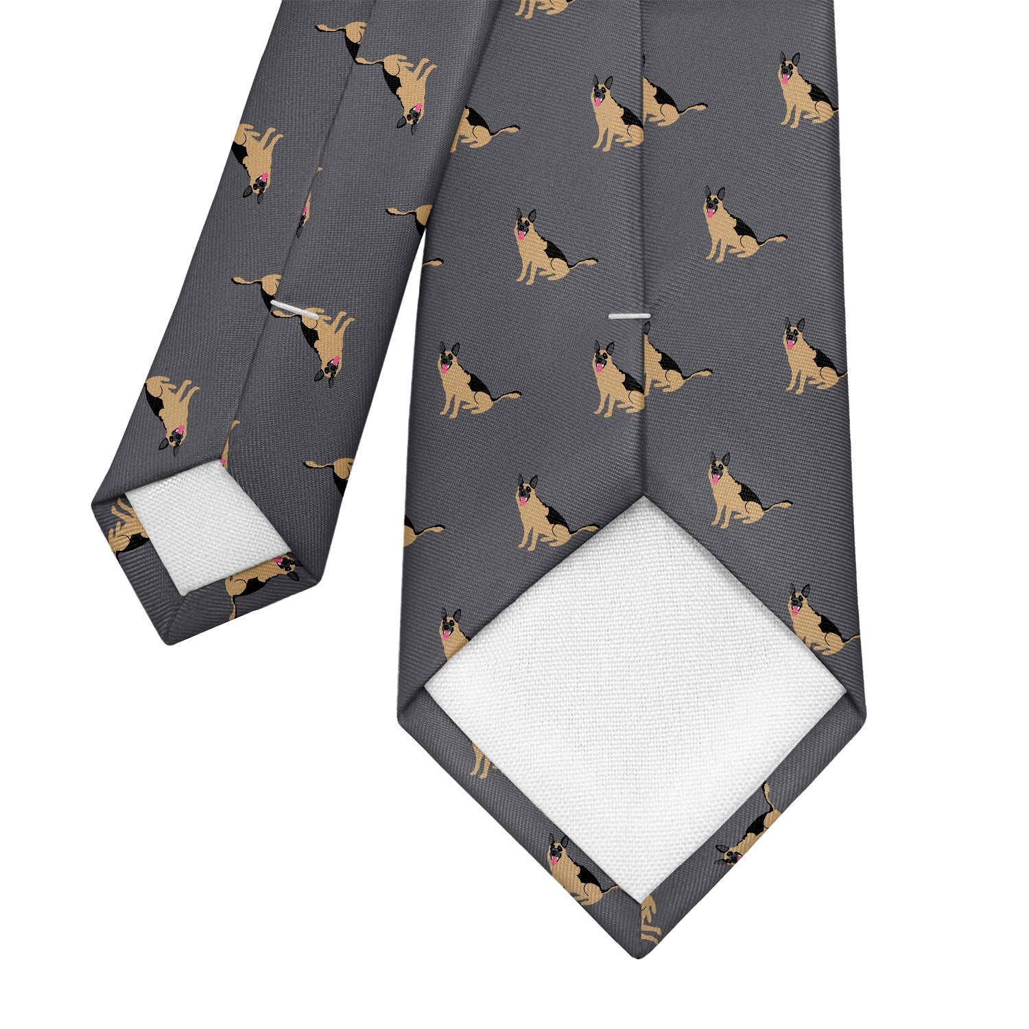 German Shepherd Necktie - Tipping - Knotty Tie Co.