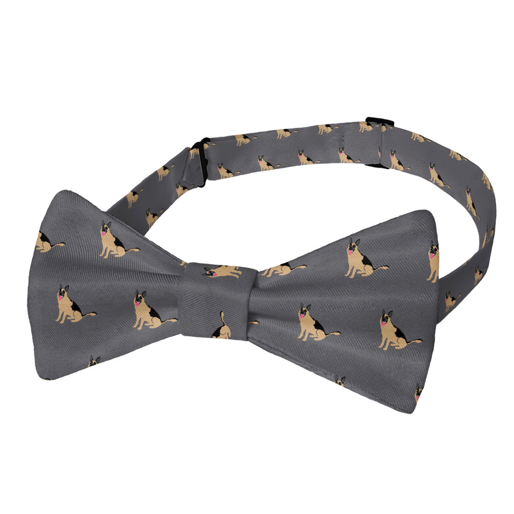 German Shepherd Bow Tie - Adult Pre-Tied 12-22" -  - Knotty Tie Co.