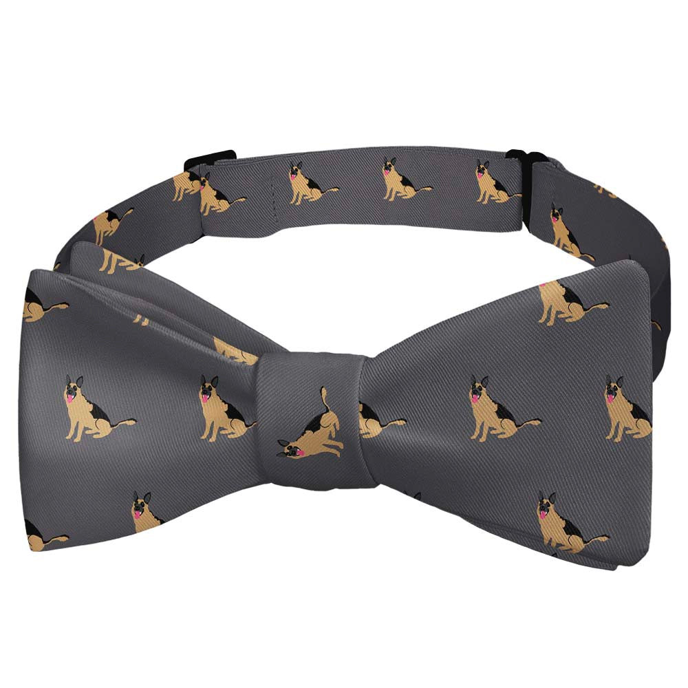German Shepherd Bow Tie - Self Tie Bow Tie - Knotty Tie Co.