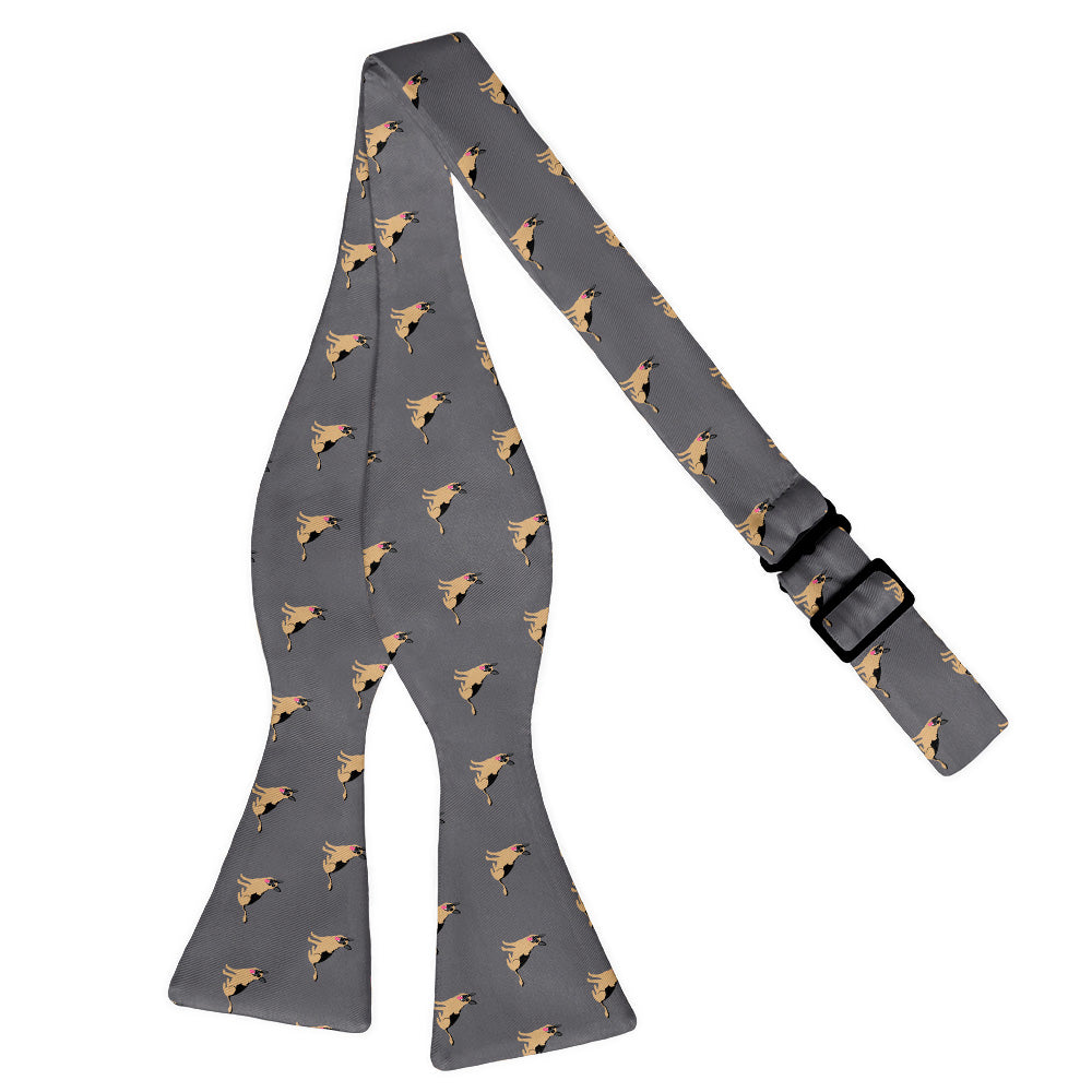German Shepherd Bow Tie - Self Tie Flat - Knotty Tie Co.