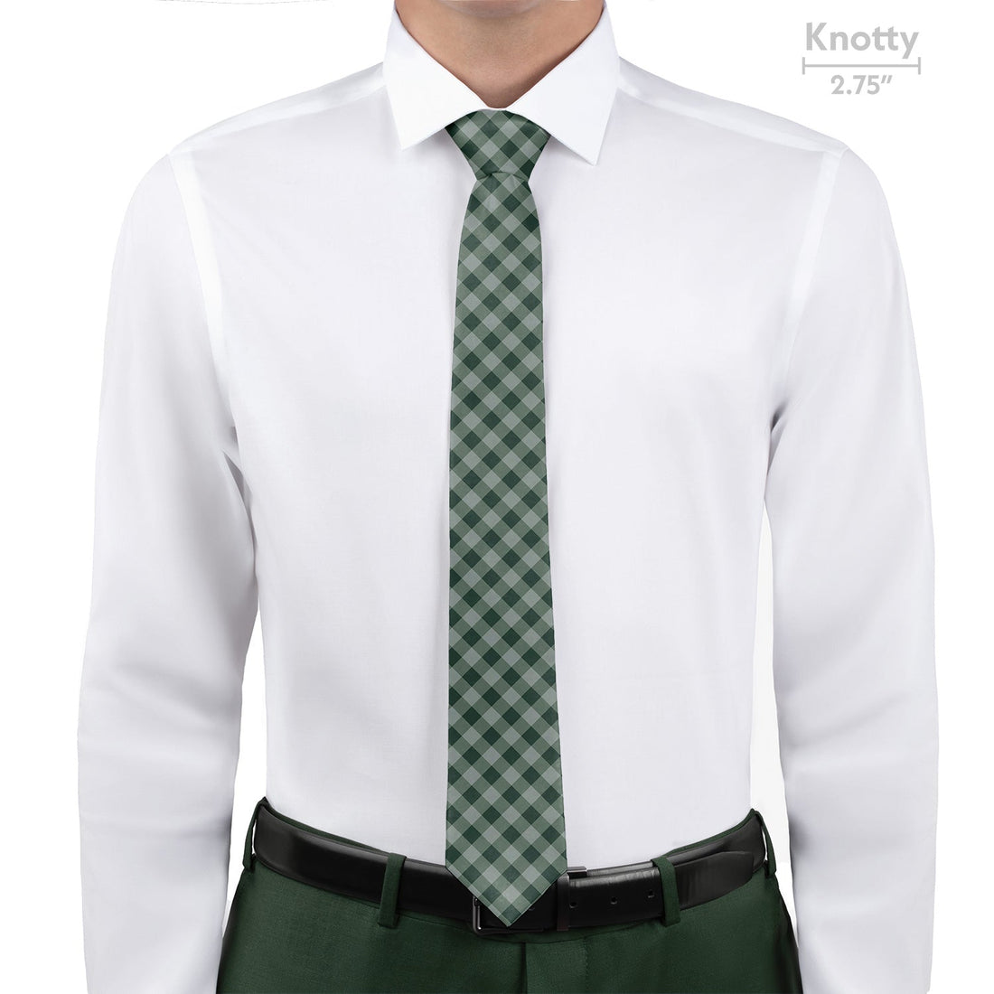 Gingham Plaid Necktie - Knotty - Knotty Tie Co.