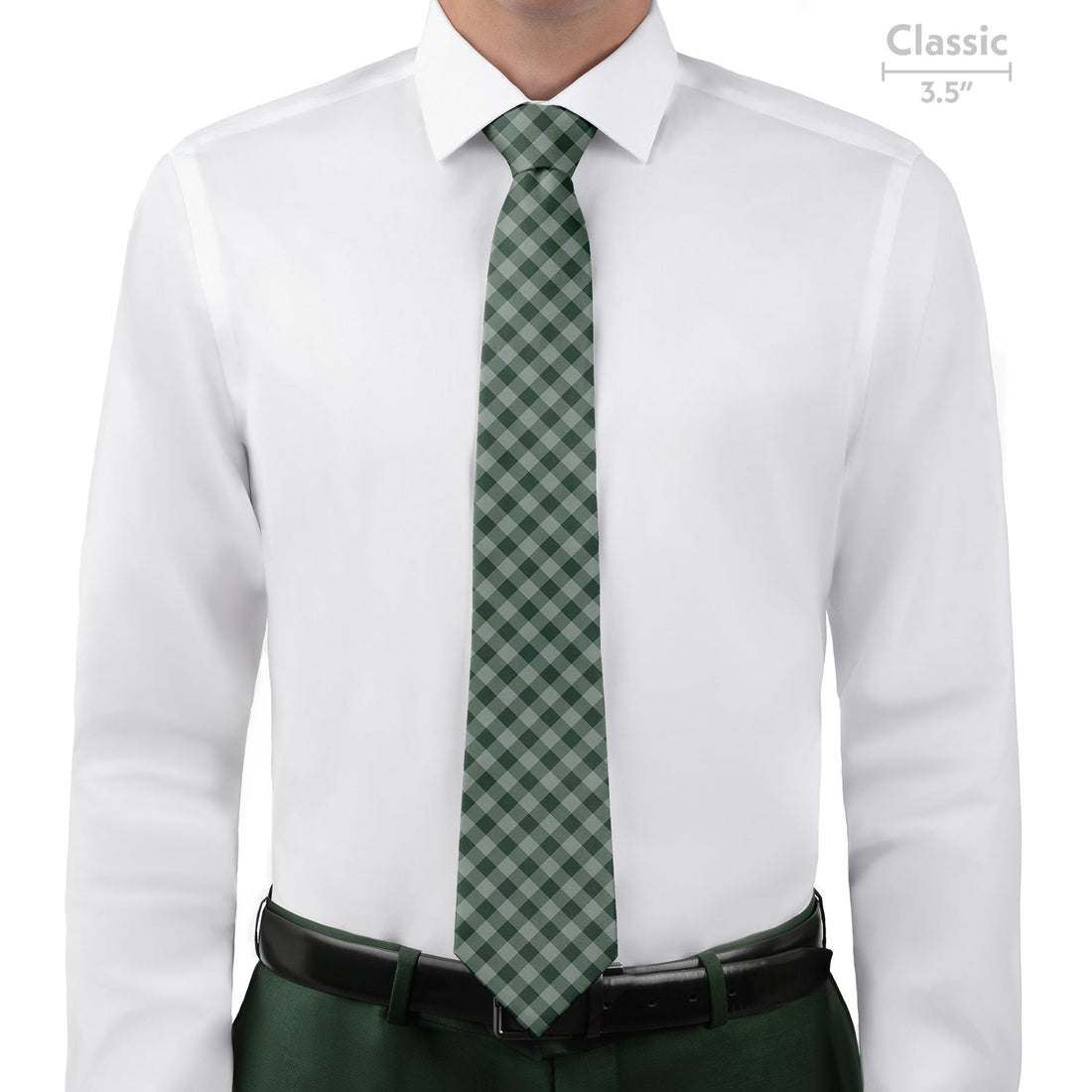 Gingham Plaid Necktie - Classic - Knotty Tie Co.
