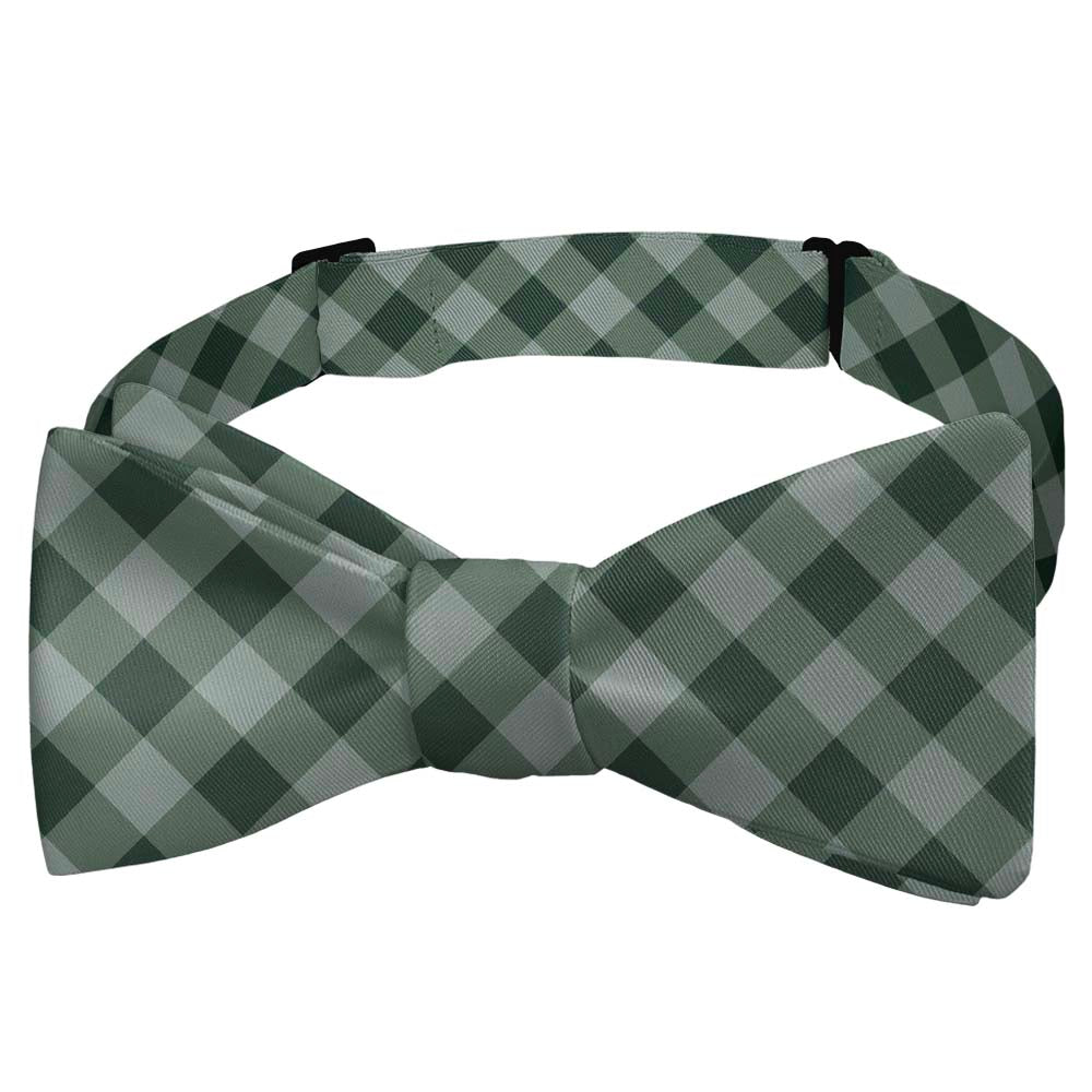 Gingham Plaid Bow Tie - Self Tie Bow Tie - Knotty Tie Co.