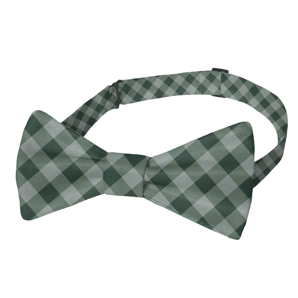 Gingham Plaid Bow Tie - Pre-Tied Bow Tie - Knotty Tie Co.