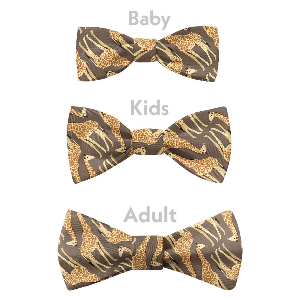 Giraffe Bow Tie - Bow Sizes - Knotty Tie Co.