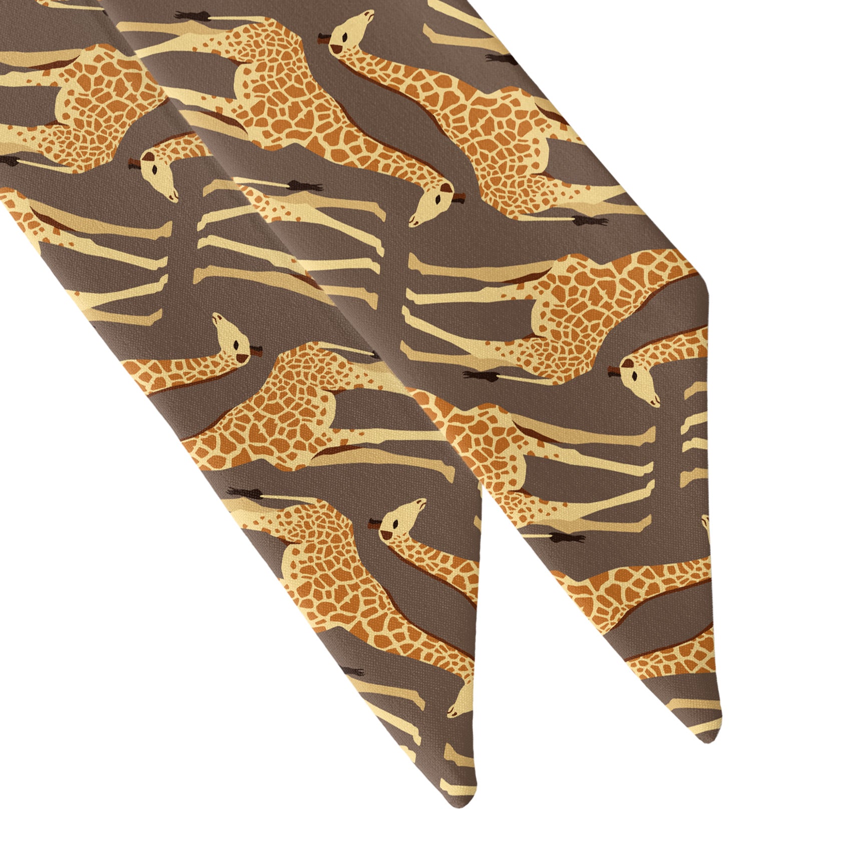 Giraffe Hair Scarf - Scarf Tapered Ends - Knotty Tie Co.