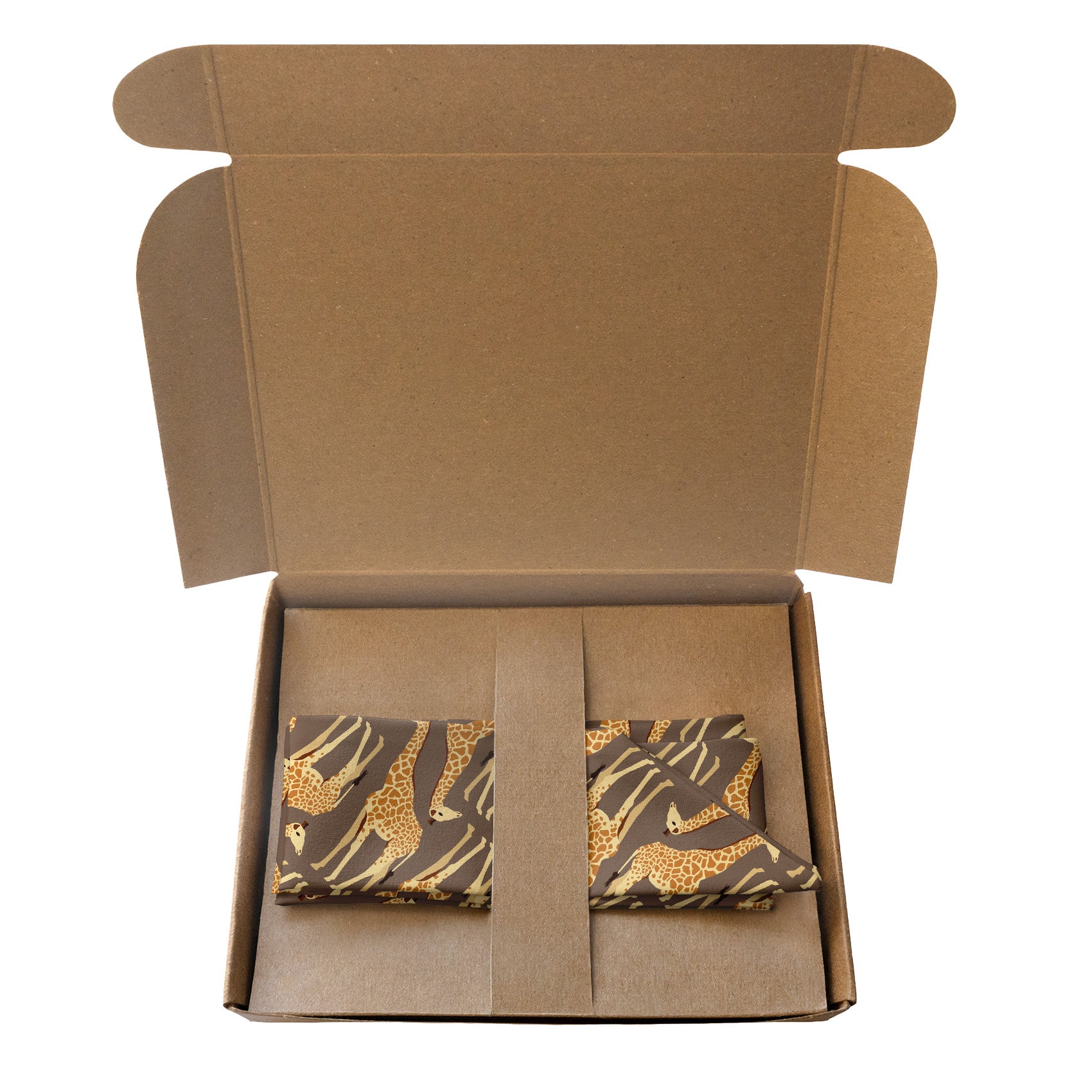Giraffe Hair Scarf - Packaging - Knotty Tie Co.