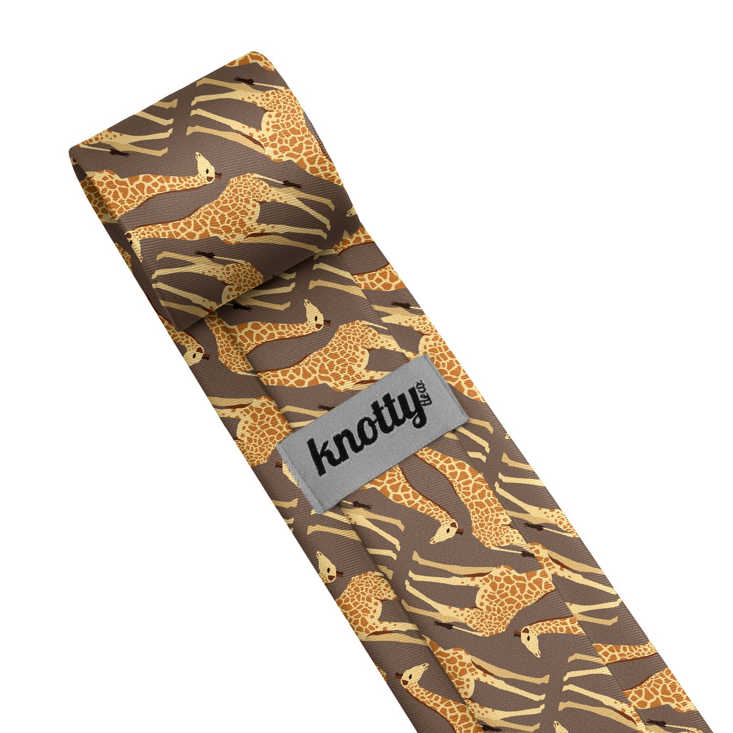 Giraffe Necktie - Tag - Knotty Tie Co.