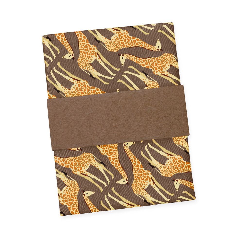Giraffe Pocket Square - Packaging - Knotty Tie Co.