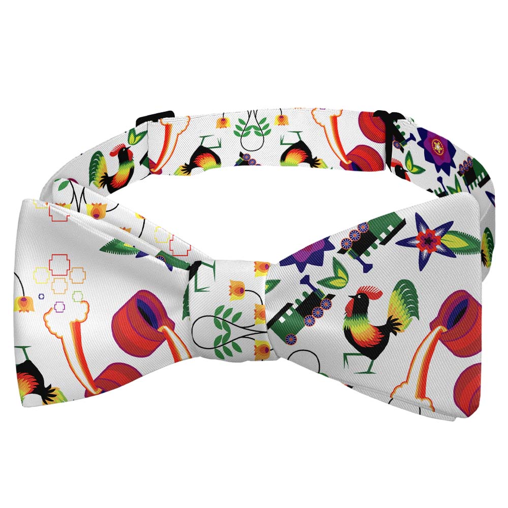 Globeville Folk Art Bow Tie - Self Tie Bow Tie - Knotty Tie Co.