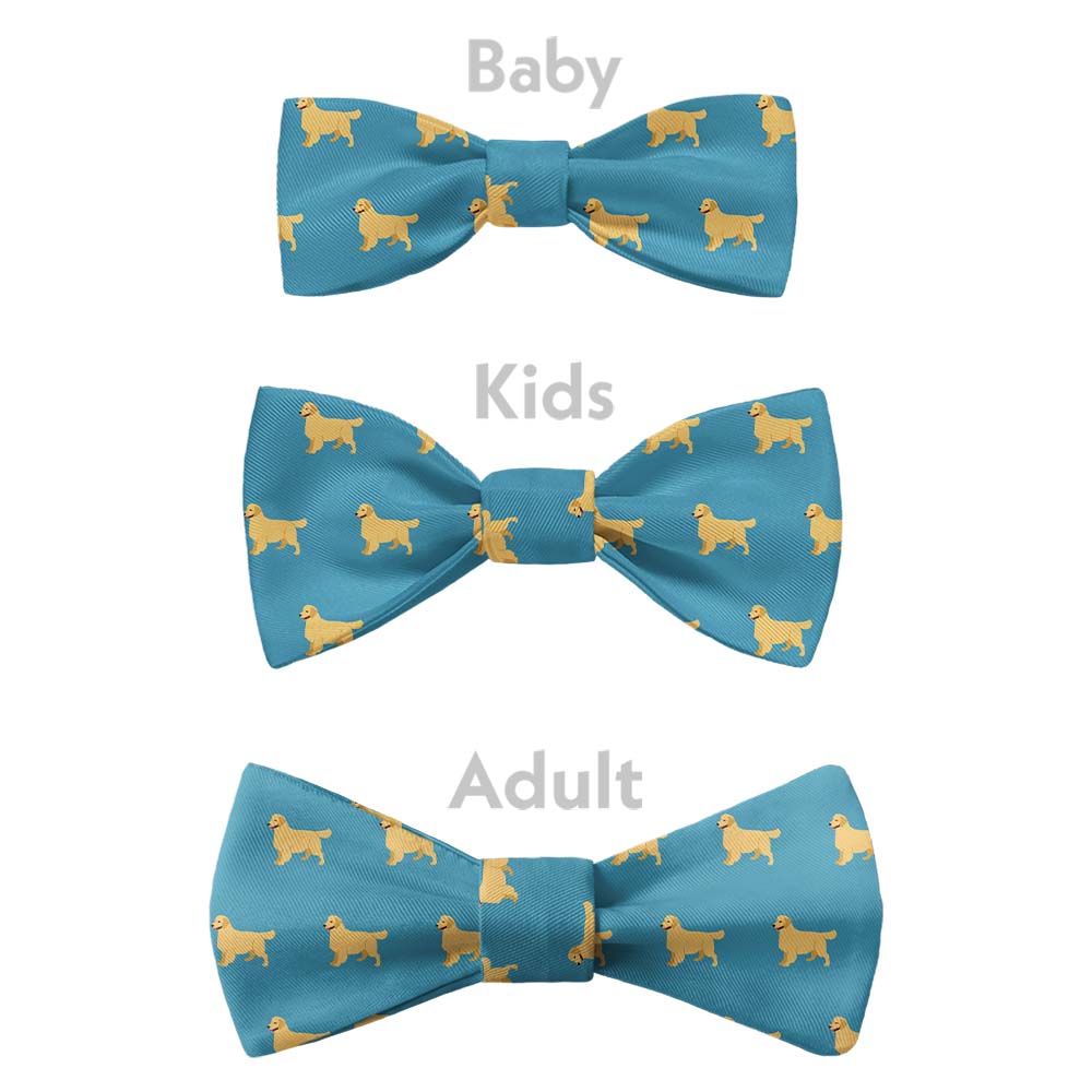 Golden Retriever Bow Tie - Bow Sizes - Knotty Tie Co.