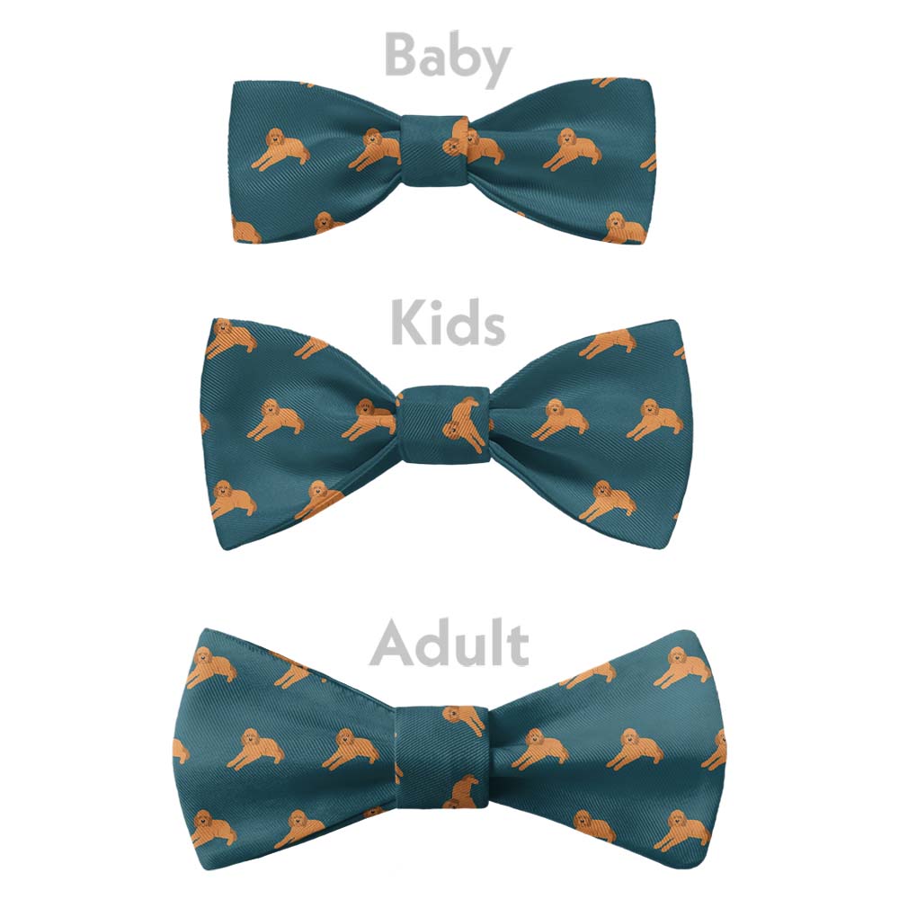 Goldendoodle Bow Tie - Bow Sizes - Knotty Tie Co.
